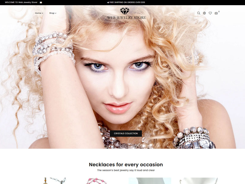 E-Commerce Jewelry Website Design