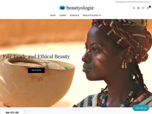 Shopify Beauty Products Website Design